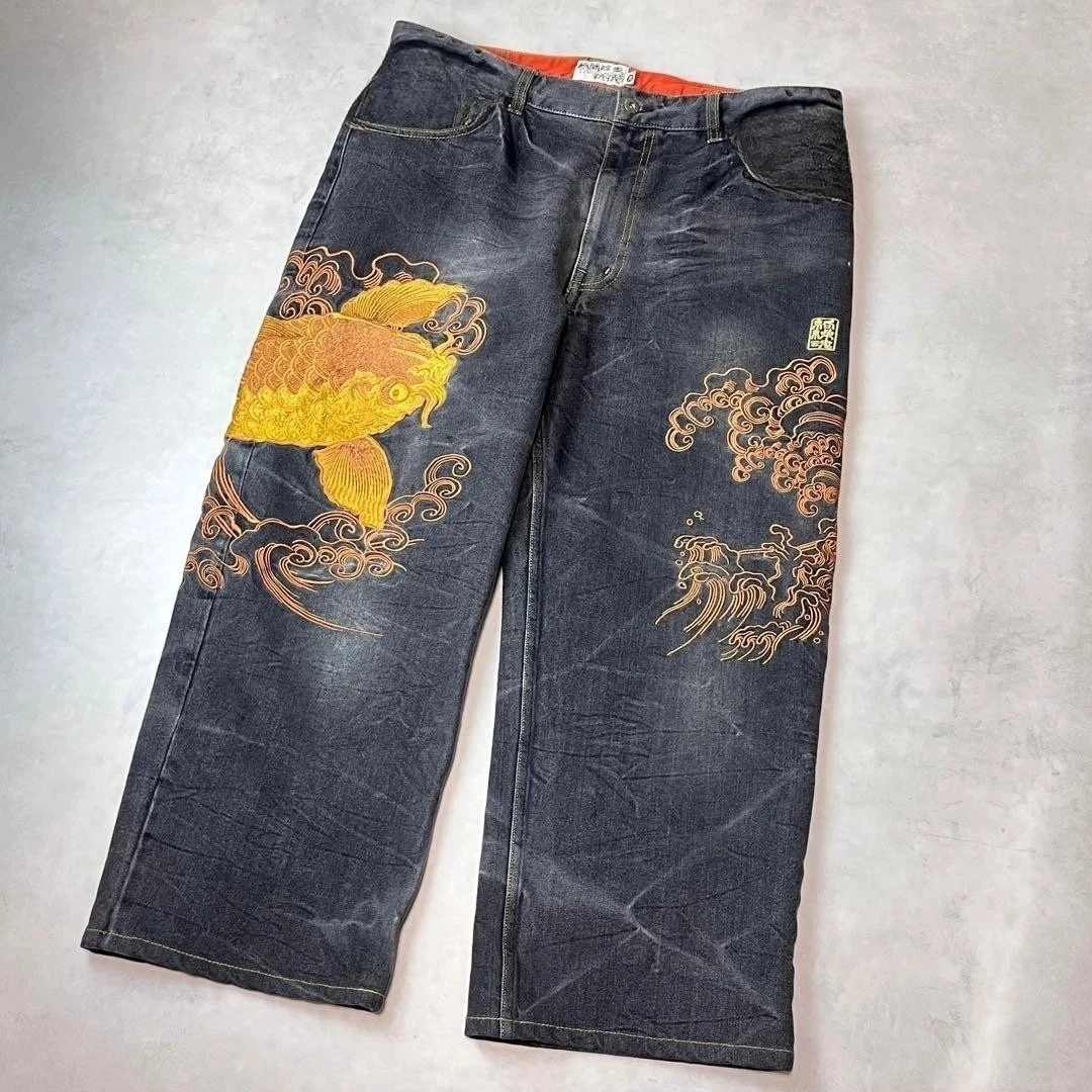 Indigo Dye Kit - Jean à lisière rétro japonais Harajuku