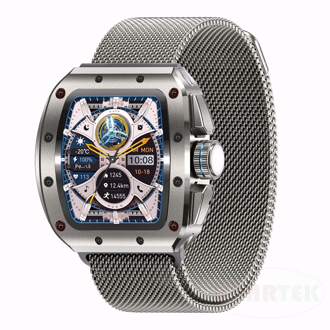 Japanese Active Lifestyle - Montre intelligente V68, 1.76 pouces/batterie 300