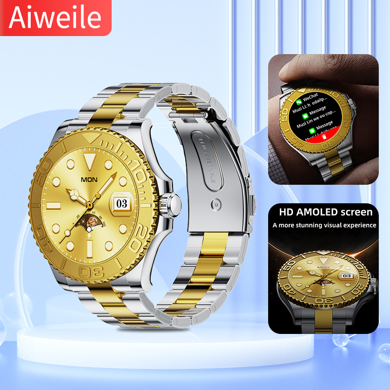 Japanese Active Lifestyle - Aiweys-Montre intelligente sans fil pour homme,