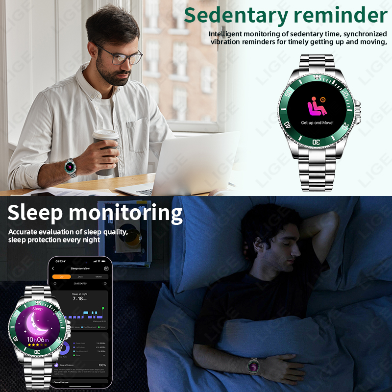 Montre connectée de luxe LIGE  - Japanese Active Lifestyle avis et prix