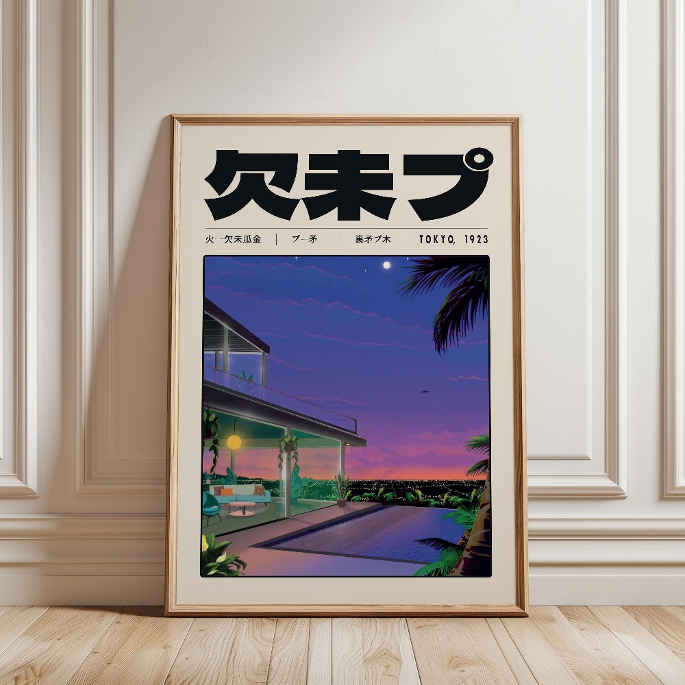 Affiche et tableau mural impri - Japanese Tokyo Lifestyle avis et prix