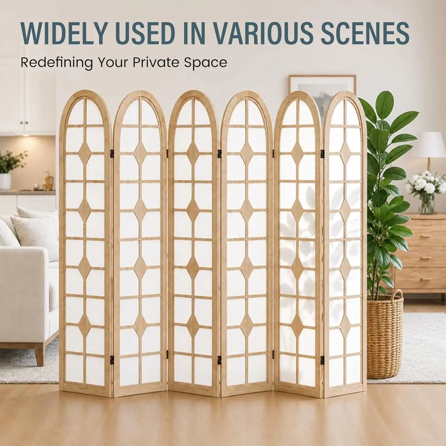 Paravent Shoji à 6 panneaux, é - Shoji Screen Divider avis et prix