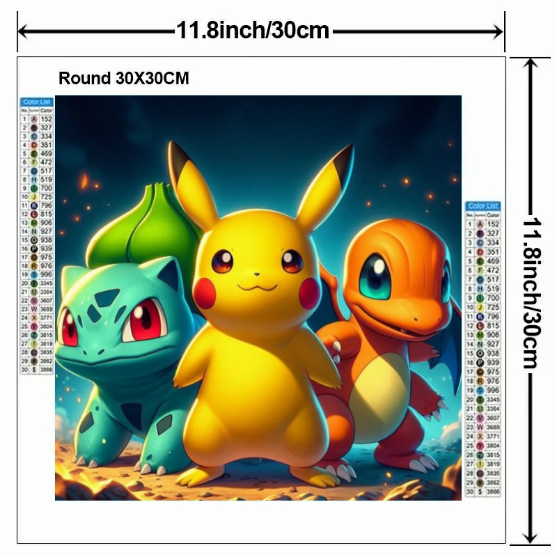 Peinture diamant 5D DIY Pokémo - Japan Lifestyle avis et prix