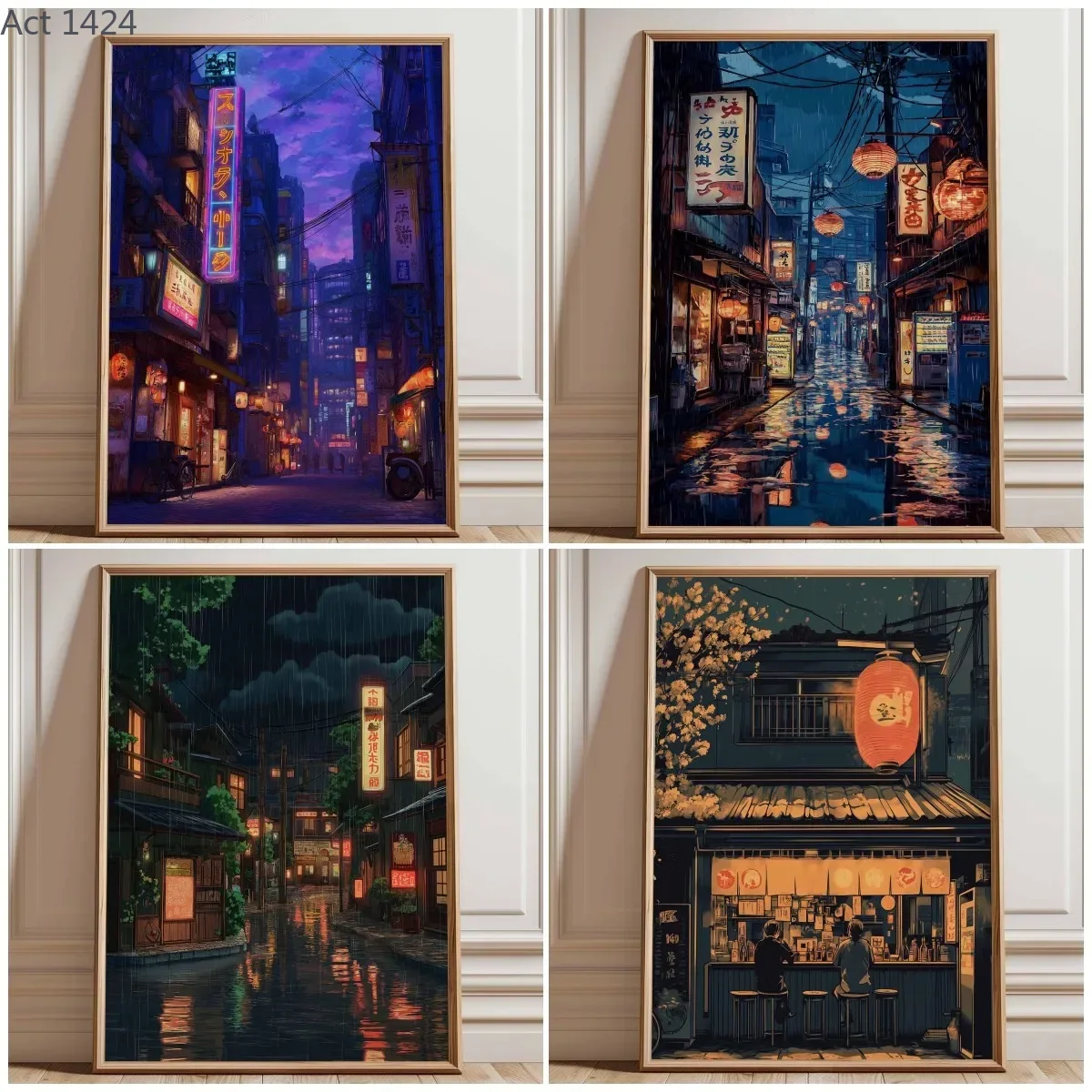 Affiche imprimée Neon Tokyo St - Japanese Tokyo Lifestyle avis et prix