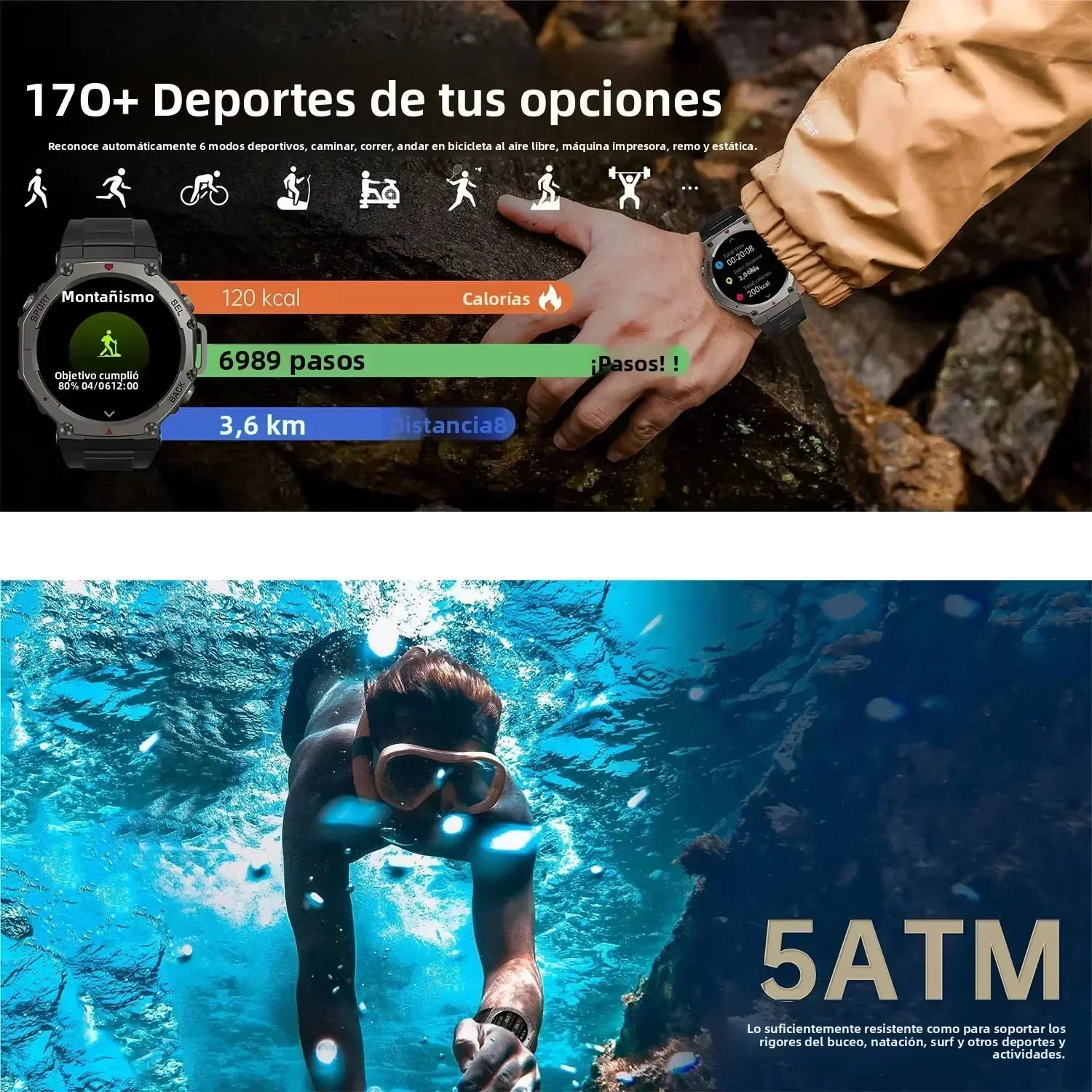 Montre connectée pour homme GP - Japanese Active Lifestyle avis et prix
